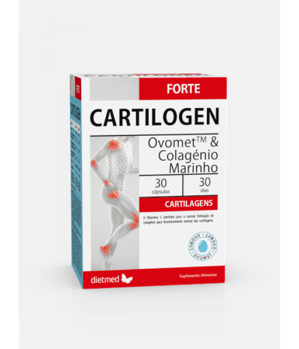 Cartilogen Forte - 30 Cápsulas - Dietmed